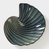 Блюдо керамическое сервировочное «Ракушка», d=20 см Блюдо керамическое сервировочное «Ракушка», d=20 см