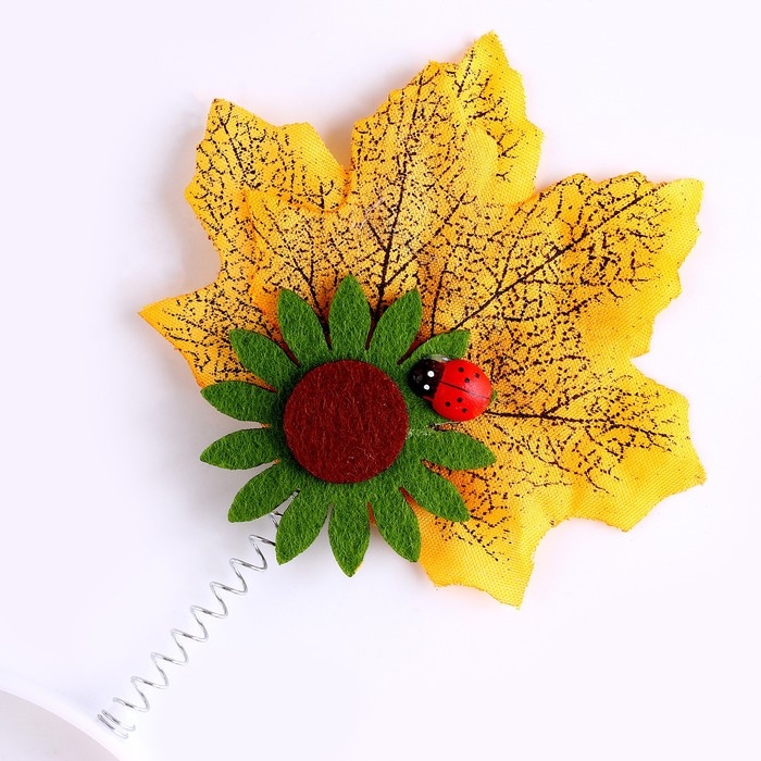 Карнавальный ободок &laquo;Осень&raquo; на пружинках