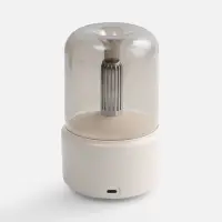 Увлажнитель-ароматизатор с подсветкой mistFlicker, молочно-белый