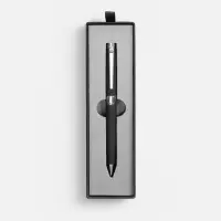 Ручка шариковая Broad Ring Soft Touch в футляре, черная