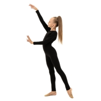Комбинезон для гимнастики и танцев Grace Dance, р. 28, цвет чёрный Комбинезон для гимнастики и танцев Grace Dance, р. 28, цвет чёрный
