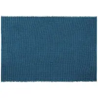 Плед Fringy, синий с голубым Плед Fringy, синий с голубым