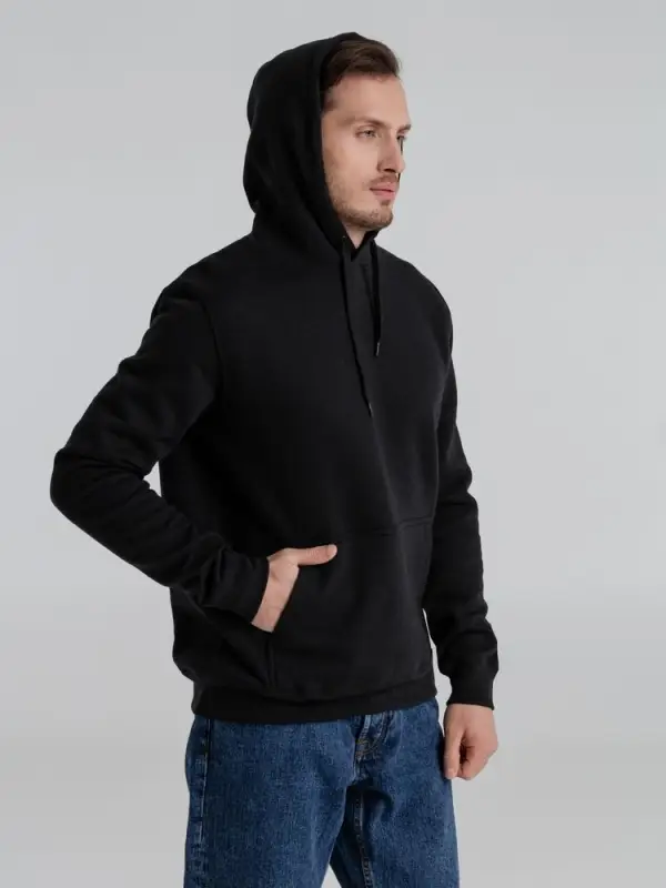 Толстовка с капюшоном Slam 320, черная, размер XS Толстовка с капюшоном Slam 320, черная, размер XS