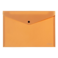 Папка-конверт на кнопке А4, 180 мкм, ErichKrause "Soft Manga", тиснение "софт-тач", непрозрачная, микс