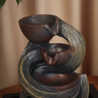 Фонтан "Герберт" виток, 27х23 см (с подсветкой, без шарика) Фонтан "Герберт" виток, 27х23 см (с подсветкой, без шарика)