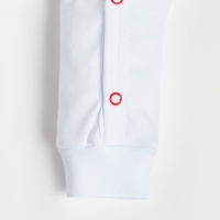 Комбинезон Крошка Я "Winter party", рост 68-74 см, цвет белый