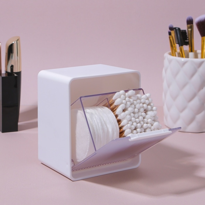 Органайзер для хранения, подвесной, 2 секции, 9,2 &times; 7 &times; 10,7 см, цвет МИКС