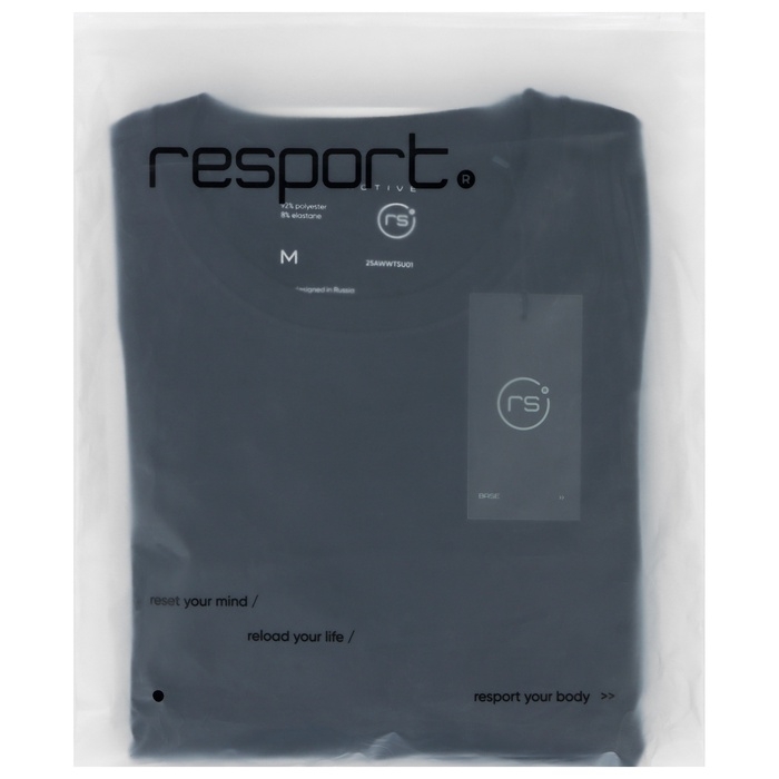 Термобельё женское Resport, комплект: лонгслив, лосины, размер XS, чёрное