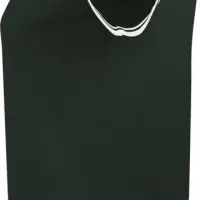 Рубашка поло женская Pasadena Women 200 с контрастной отделкой зеленая с белым, размер XL