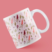 Кружка керамическая &laquo;Татьяна&raquo; классика, 320 мл, цвет розовый