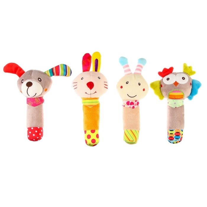 Игрушка - пищалка &laquo;Милые зверушки&raquo;, виды МИКС, Крошка Я