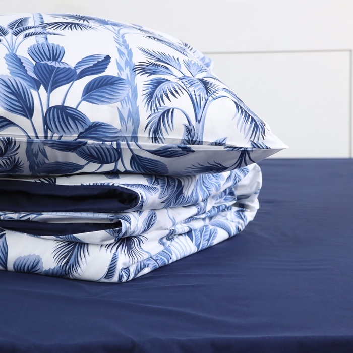 Постельное бельё Постельное бельё "Этель" 2 сп Palmetto 175*215 см, 200*220 см, 70*70 см -2 шт, поплин 125 г/м2, хл 100%