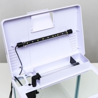 Аквариум SeaStar LS-380F в комплекте: LED-лампа, фильт, 30 л, белый Аквариум SeaStar LS-380F в комплекте: LED-лампа, фильт, 30 л, белый