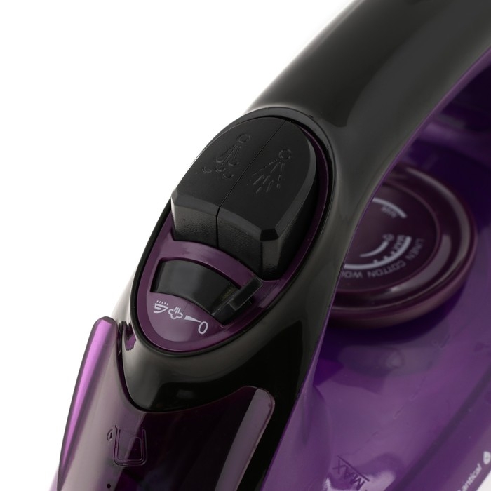 Утюг Zelmer ZIR1515 Violet, 2400 Вт, керамическая подошва, 30 г/мин, 240 мл, фиолетовый Утюг Zelmer ZIR1515 Violet, 2400 Вт, керамическая подошва, 30 г/мин, 240 мл, фиолетовый