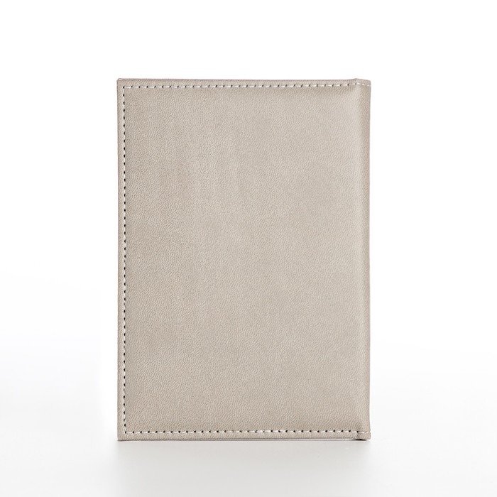 Обложка для паспорта, цвет бежево-серый Обложка для паспорта, цвет бежево-серый
