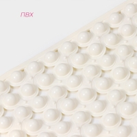 Коврик противоскользящий в ванну на присосках Доляна &laquo;Колли&raquo;, 39&times;70 см, цвет молочный