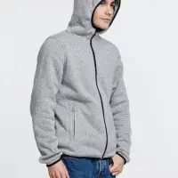 Куртка с капюшоном унисекс Gotland, серая, размер XL