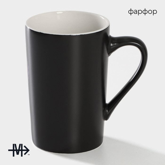 Кружка фарфоровая Magistro «Мандала», 380 мл, фиолетовый узор Кружка фарфоровая Magistro «Мандала», 380 мл, фиолетовый узор