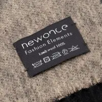 Палантин Charming, черный с бежевым