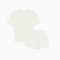 Костюм (шорты и футболка) Крошка Я Plushy, р. 92-98 см, молочный Костюм (шорты и футболка) Крошка Я Plushy, р. 92-98 см, молочный