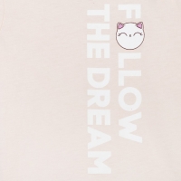 Пижама детская для девочки KAFTAN "Dream" р.30 (98-104), бежевый Пижама детская для девочки KAFTAN "Dream" р.30 (98-104), бежевый