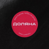 Блюдо для фруктов Доляна &laquo;Золотой лист&raquo;, 38&times;15,5 см, цвет чёрный