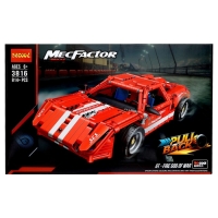 Конструктор Техно «Красная молния», инерционный механизм, 814 деталей Конструктор Техно «Красная молния», инерционный механизм, 814 деталей