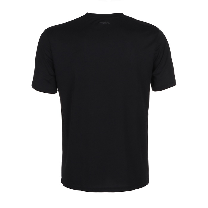 Футболка мужская, базовая, размер S (46) , цвет черный