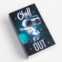 Набор мужских носков "Chill out" 2 пары, размер  41-44 (27-29 см)