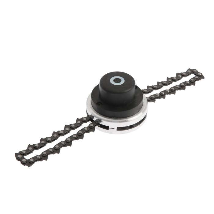 Катушка для триммера с цепью ТУНДРА, алюминиевый корпус, М10 х 1.25 левая Катушка для триммера с цепью ТУНДРА, алюминиевый корпус, М10 х 1.25 левая