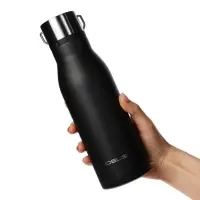 Термобутылка Tabenodo, черная Термобутылка Tabenodo, черная