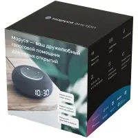 Умная колонка &laquo;Капсула Мини&raquo; с помощником &laquo;Маруся&raquo;, темно-серая