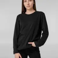 Футболка с длинным рукавом Lehta, черная, размер XL