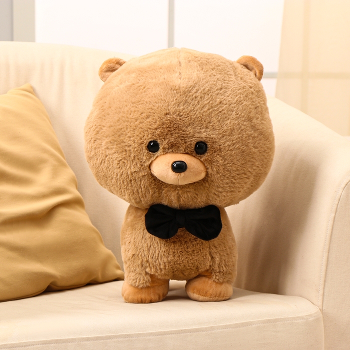 Мягкая игрушка «Собака с бабочкой», 40 см, цвет коричневый Мягкая игрушка «Собака с бабочкой», 40 см, цвет коричневый