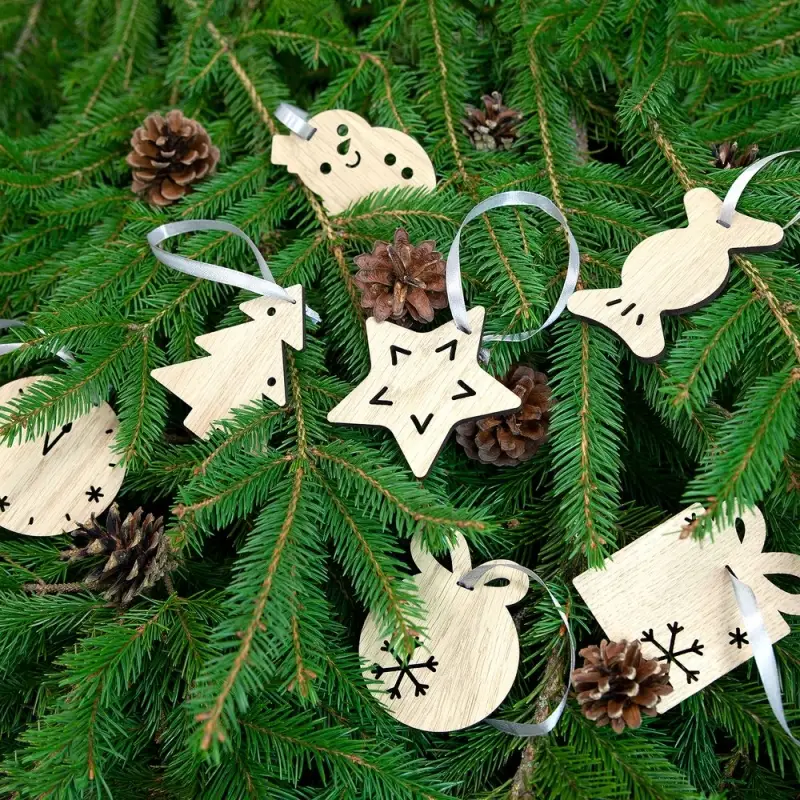 Деревянная подвеска Christmate, шар Деревянная подвеска Christmate, шар