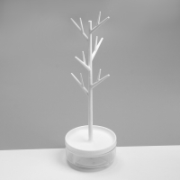 Подставка универсальная «Дерево» с местом для хранения, 14×5,5×35 см, цвет белый Подставка универсальная «Дерево» с местом для хранения, 14×5,5×35 см, цвет белый