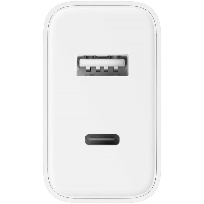 Сетевое зарядное устройство Xiaomi Mi 33W Wall Charger (BHR4996GL), 1xUSB, 1xUSB-C, белое Сетевое зарядное устройство Xiaomi Mi 33W Wall Charger (BHR4996GL), 1xUSB, 1xUSB-C, белое