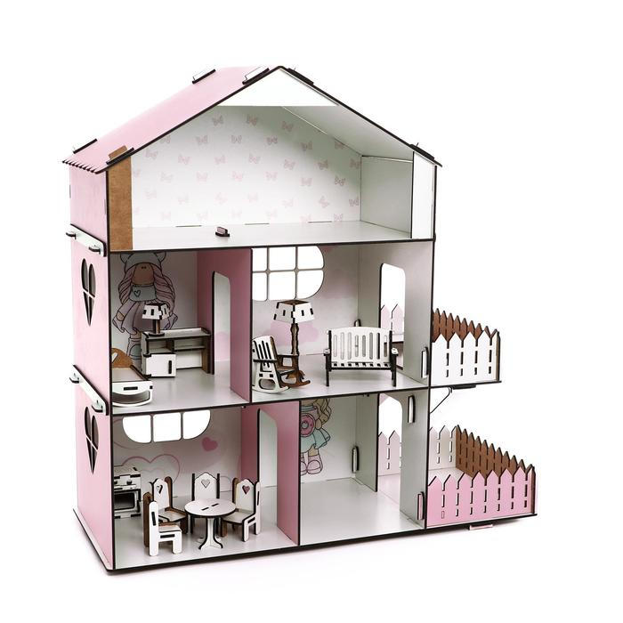 Кукольный дом с мебелью «Doll Style» Кукольный дом с мебелью «Doll Style»