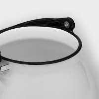 Чайник сферический без деколи, 3 л, индукция, цвет белый Чайник сферический без деколи, 3 л, индукция, цвет белый