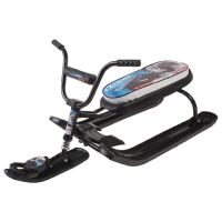 Снегокат «Ника-джамп «Гонки», цвет чёрный Снегокат «Ника-джамп «Гонки», цвет чёрный