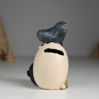 Копилка полистоун "Змея тёмная с подсолнухами и монетами" 7,2х6,5х11,2 см Копилка полистоун "Змея тёмная с подсолнухами и монетами" 7,2х6,5х11,2 см