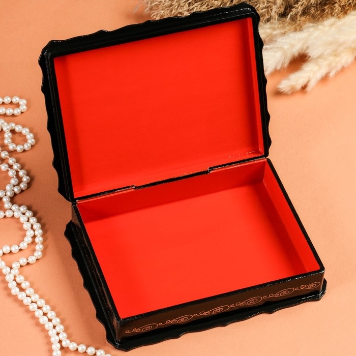 Шкатулка «Лесной берег», 17×23×6 см, лаковая миниатюра Шкатулка «Лесной берег», 17×23×6 см, лаковая миниатюра