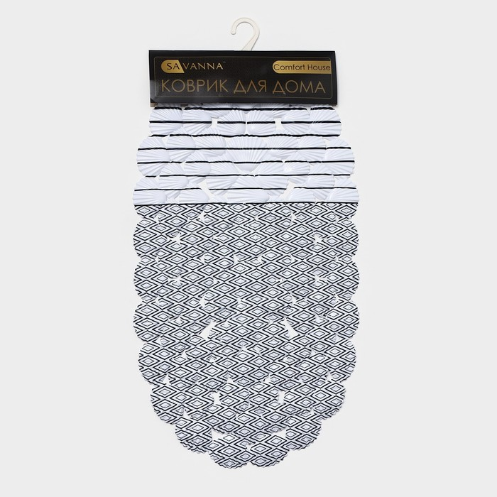 Коврик противоскользящий в ванну на присосках SAVANNA &laquo;Марокко&raquo;, 37&times;68 см