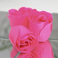 Мыльные розочки, фуксия, набор 6 шт. Мыльные розочки, фуксия, набор 6 шт.