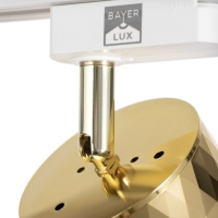 Светильник трековый "Алисер" GU10 220В золото 7,5х7,5х20 см Светильник трековый "Алисер" GU10 220В золото 7,5х7,5х20 см