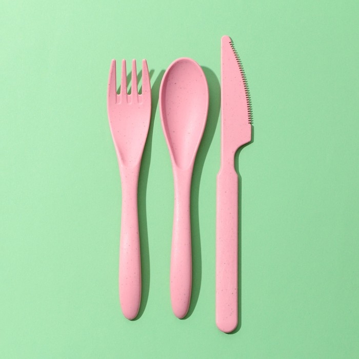 Набор столовых приборов &laquo;Опять жрешь?&raquo;, вилка, ложка, нож