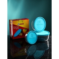 Набор контейнеров «Дена», 1500 мл, 800 мл, 400 мл, стекло, Иран Набор контейнеров «Дена», 1500 мл, 800 мл, 400 мл, стекло, Иран