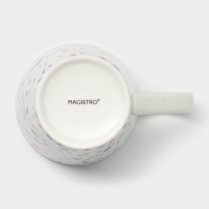 Набор кружек фарфоровых Magistro Terazzo, 350 мл, 2 шт Набор кружек фарфоровых Magistro Terazzo, 350 мл, 2 шт