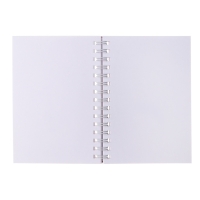 Скетчбук А5, 80 листов на гребне по длинной стороне "Граффити", твёрдая обложка, блок 100 г/м&sup2;