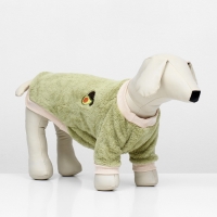 Свитер "Авокадо", велюр, размер M (ДС 30, ОШ 27, ОГ 40 см), зеленый Свитер "Авокадо", велюр, размер M (ДС 30, ОШ 27, ОГ 40 см), зеленый